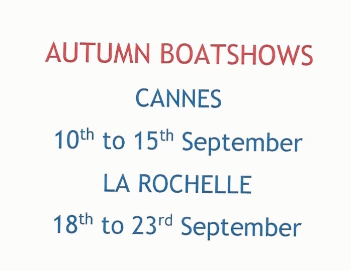 Autumn Boatshows – or what to see where!